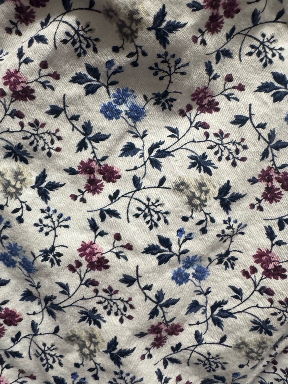 English Factory White Floral Smocked Peasant Top - Picture 6 of 6